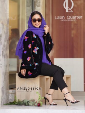 کت مخمل سوزندوزی Celia