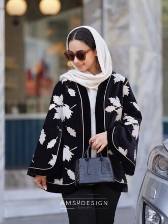 کت مخمل سوزندوزی leaf