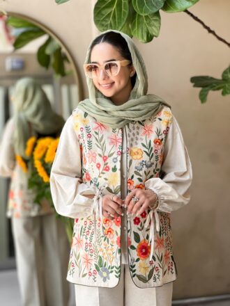 وست تمام سوزندوزی Camellia