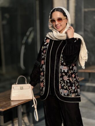 وست مخمل سوزندوزی Bella