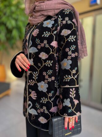 کت مخمل شماره دوزی Rouge